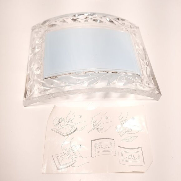 CRISTAL D'ARQUES 24% LEAD CRYSTAL PHOTO FRAME for 4 x 6 photo - Picture 3 of 9